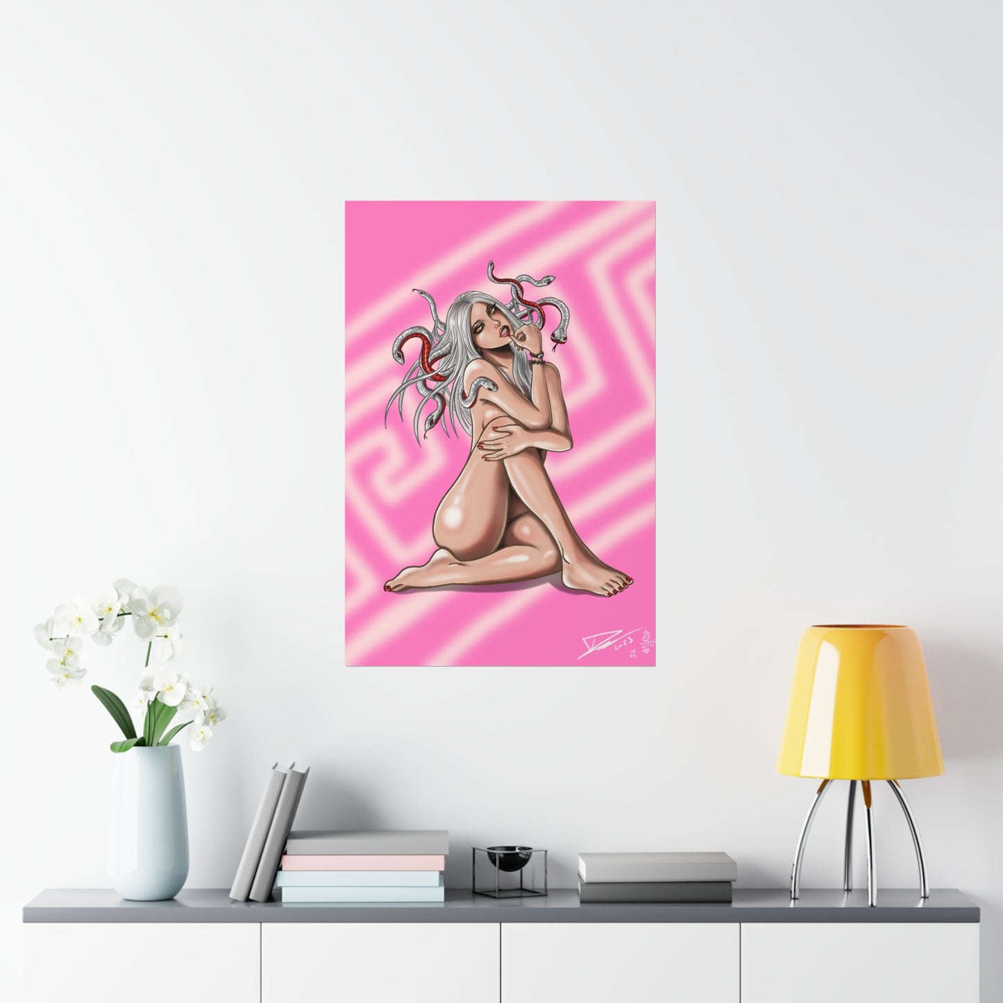 Medusa Pink - Fine Art Print (60x90cm)