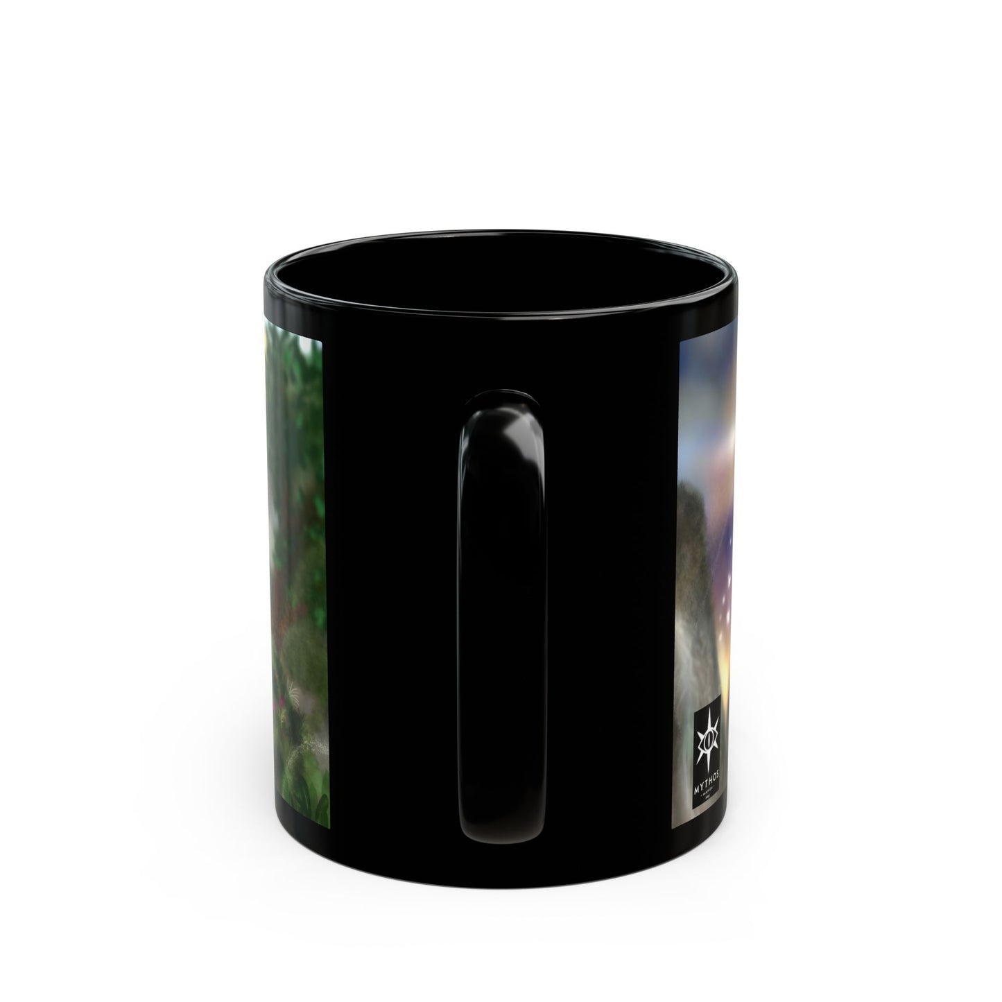Medusa - Golden Wings - Black Mug