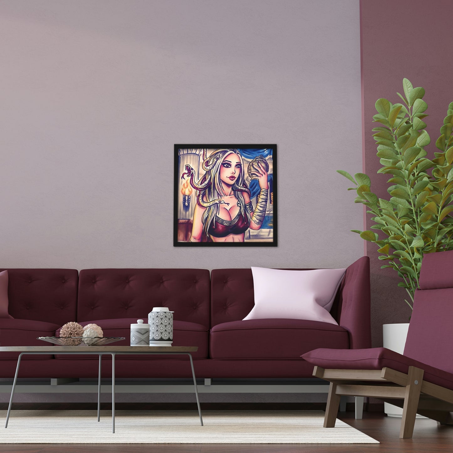 Medusa - Framed Art Print