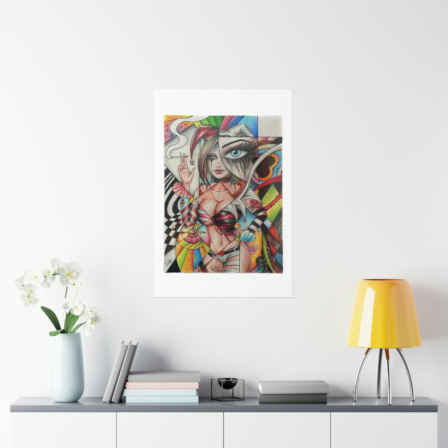 Jokergirl - Museum Quality Print