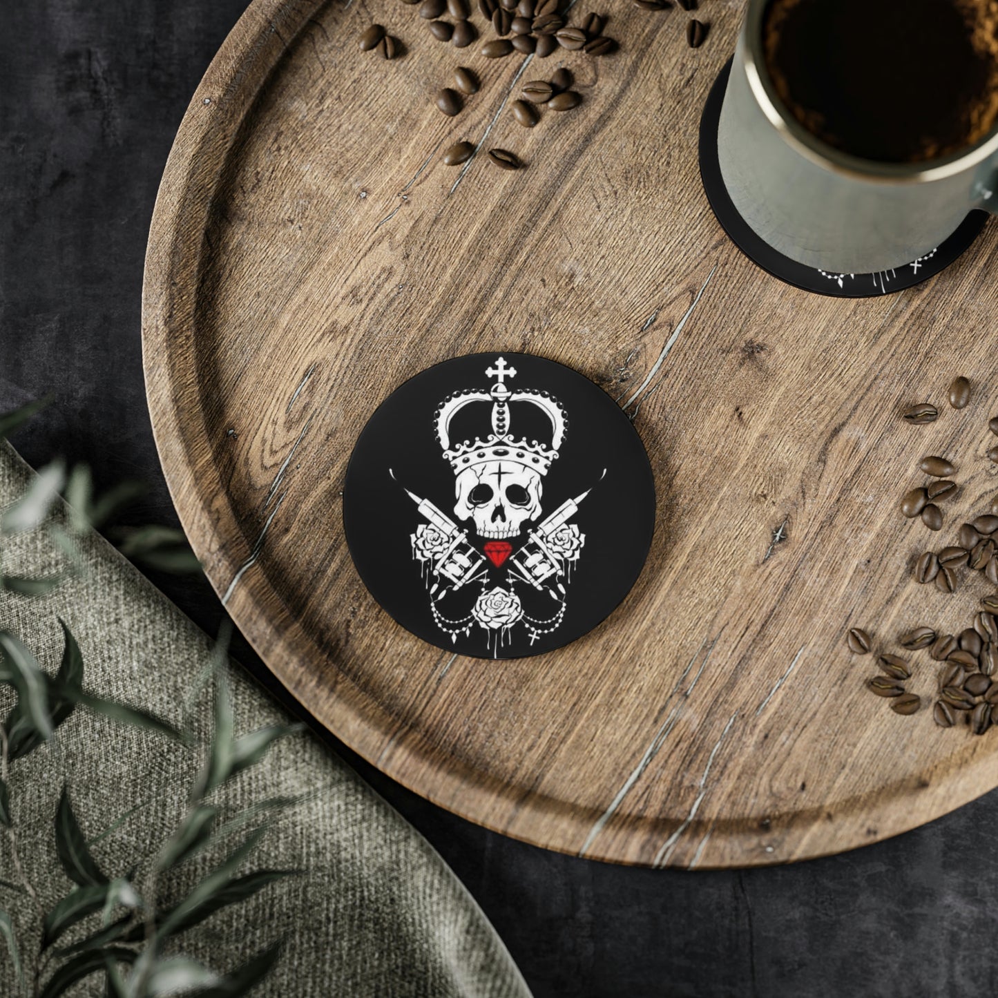 Darko Tattoo Logo - Coasters