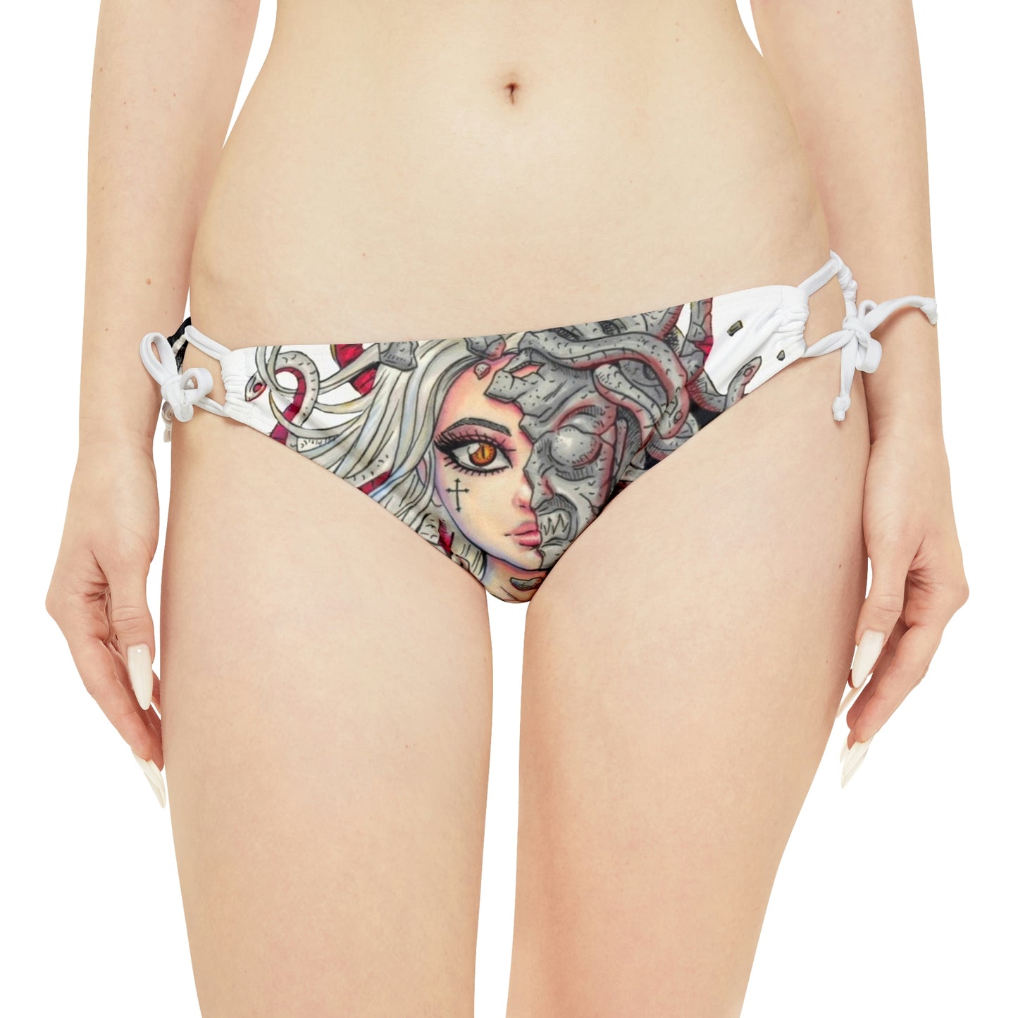Medusa Cover - Loop Tie Side Bikini Bottom