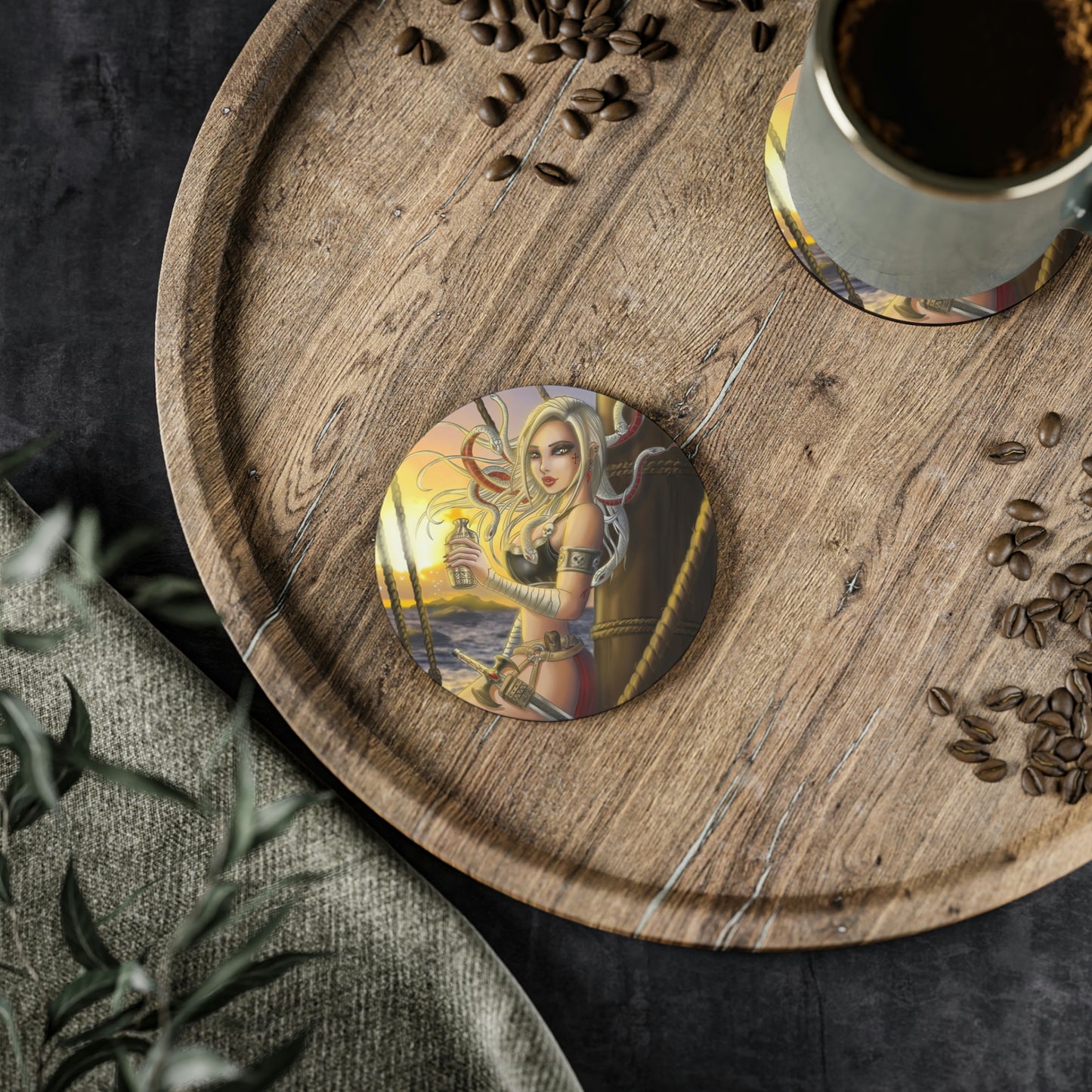 Medusa ship - Coasters