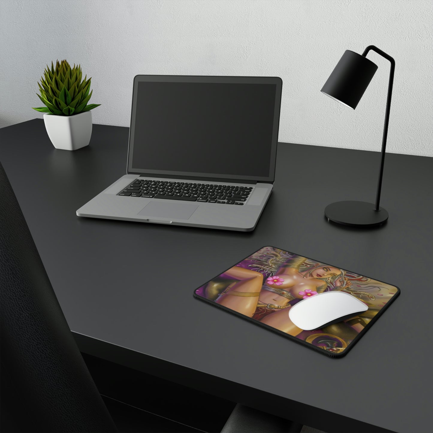 Medusa / Golden Apples / Nude - Non-Slip Mouse Pads