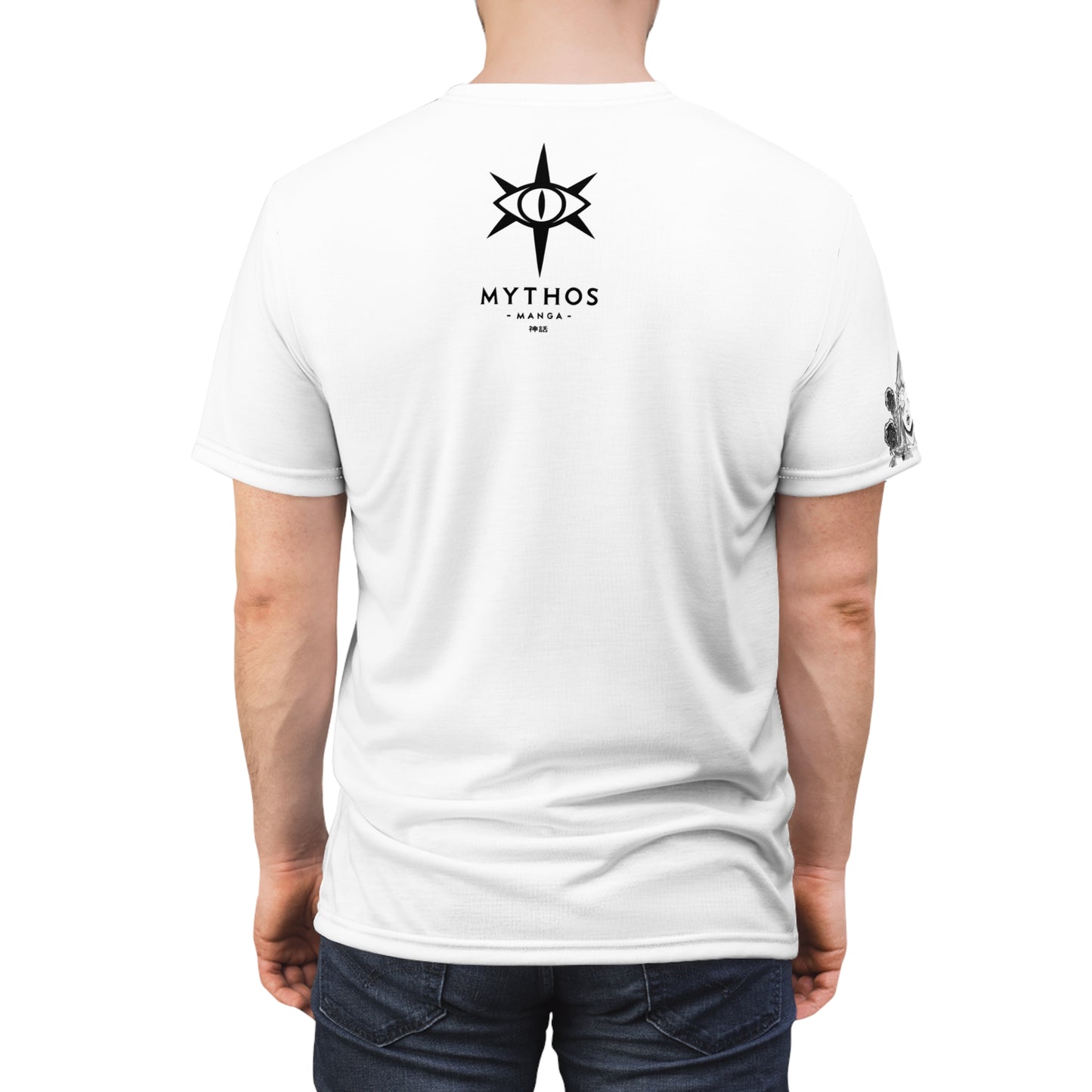 Medusa and Robot - Unisex Cut & Sew T-Shirt