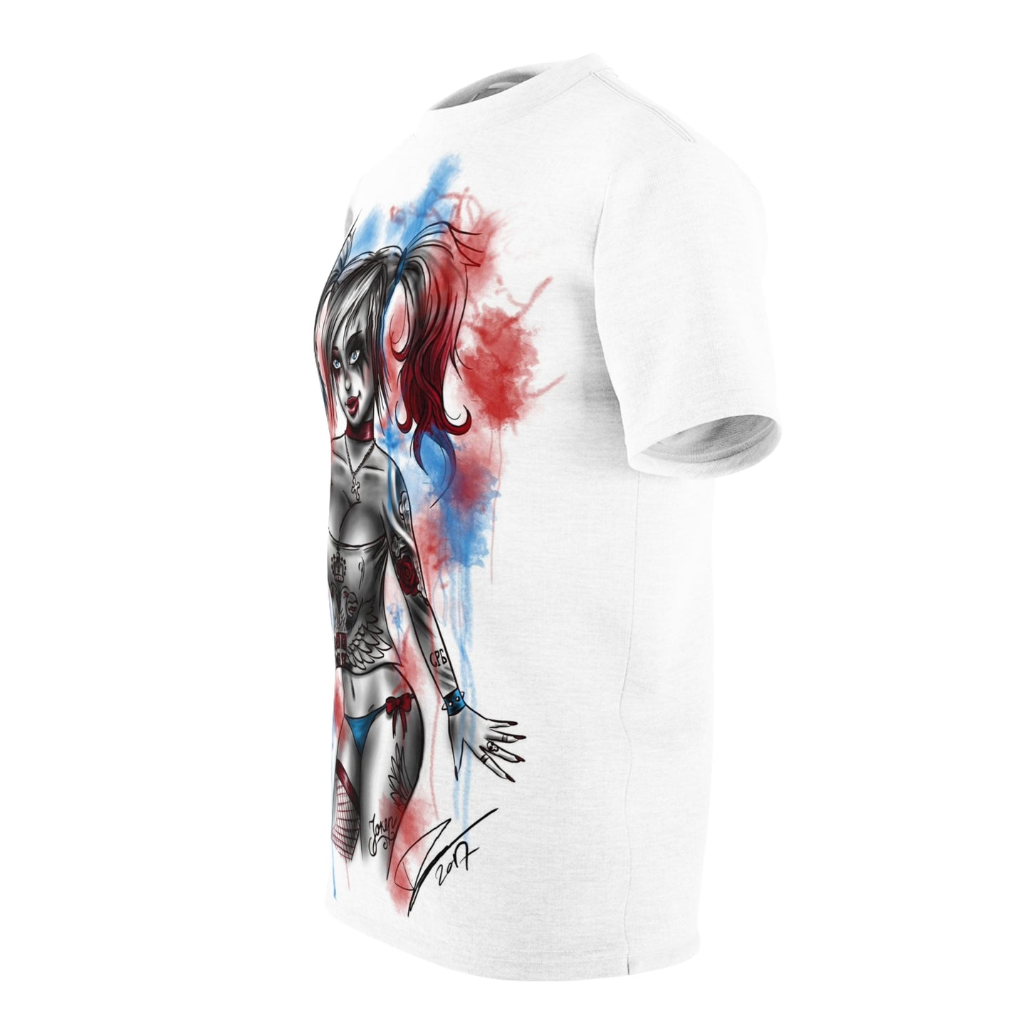 Serbian Girl - Unisex Cut & Sew T-Shirt