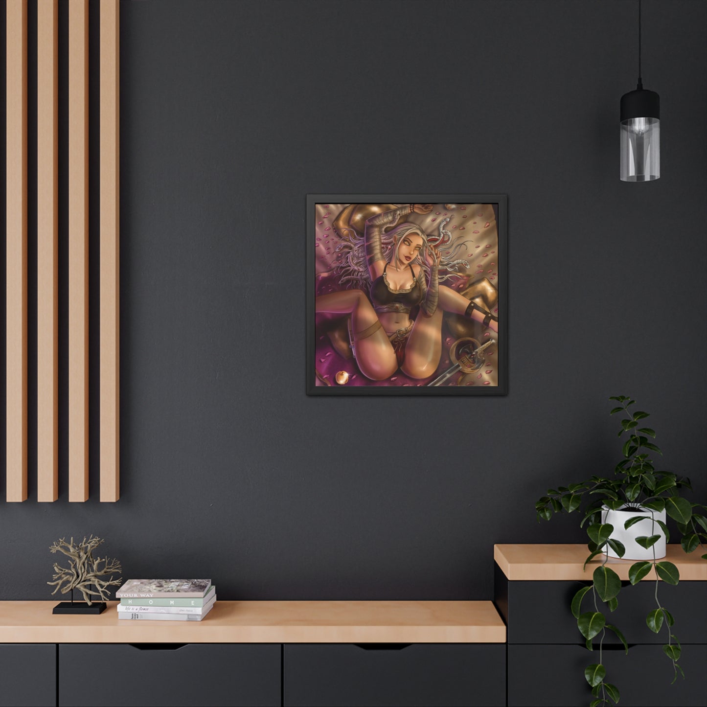 Medusa / Golden Apples - Framed Art Print
