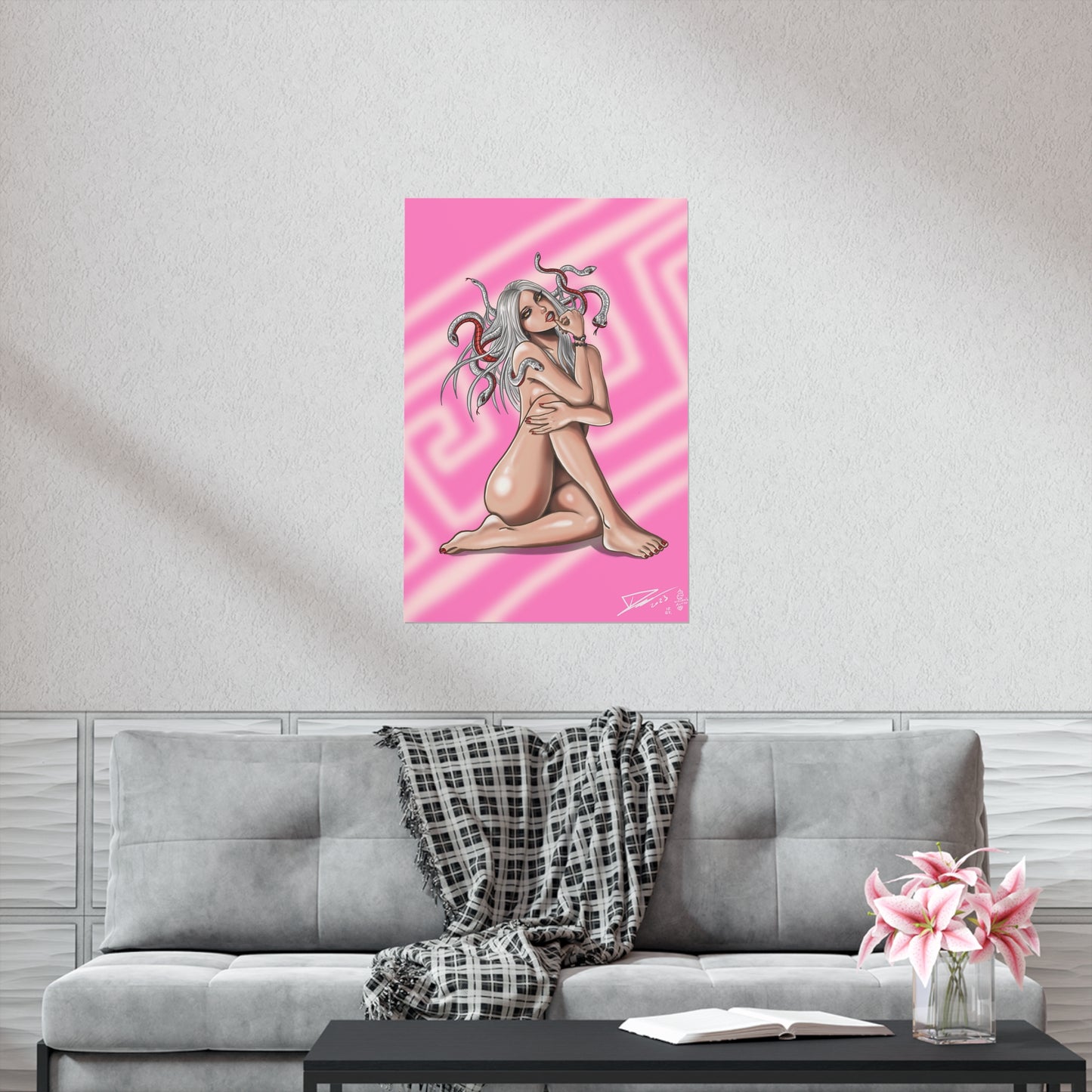 Medusa Pink - Fine Art Print (60x90cm)