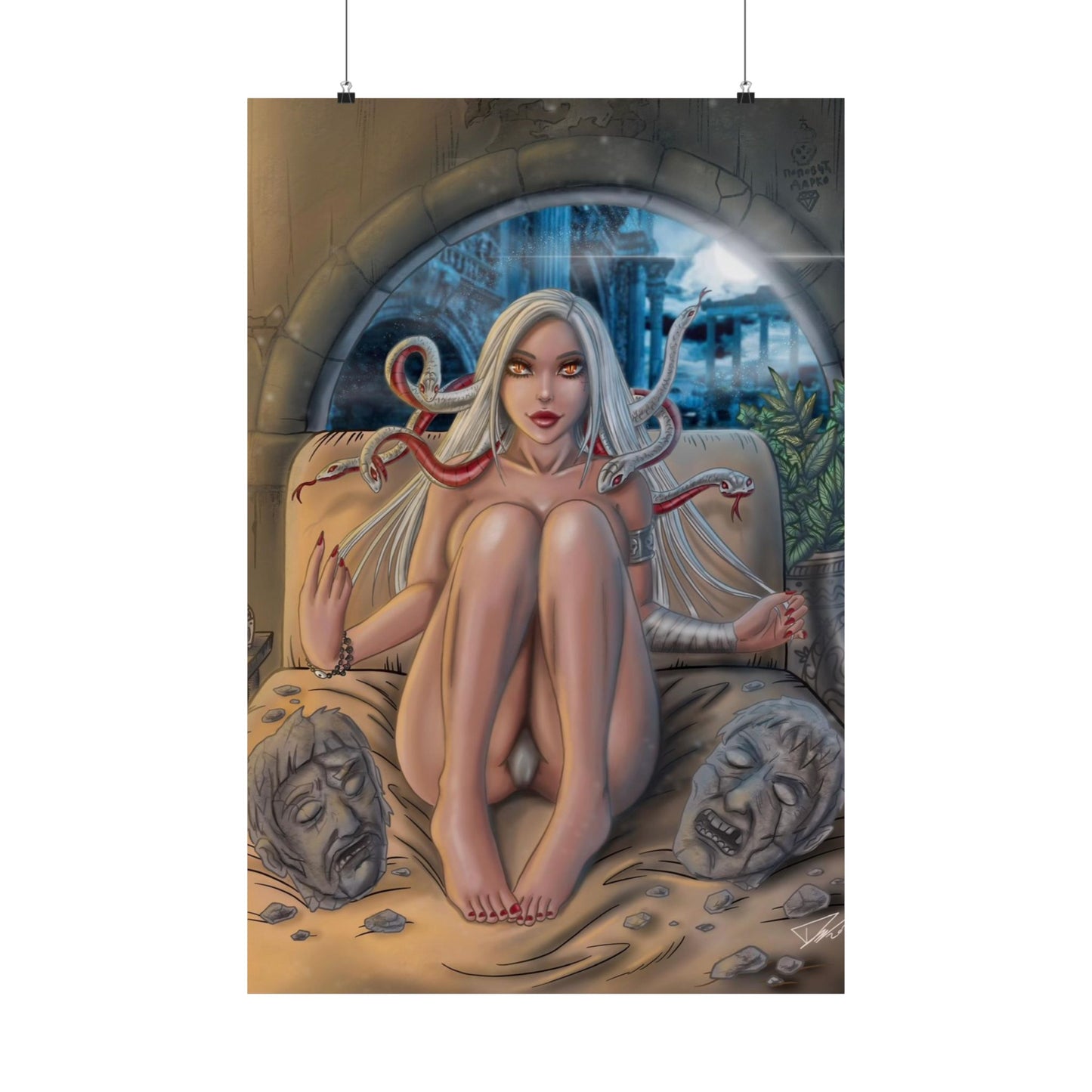 Medusa - Night (60x90cm)