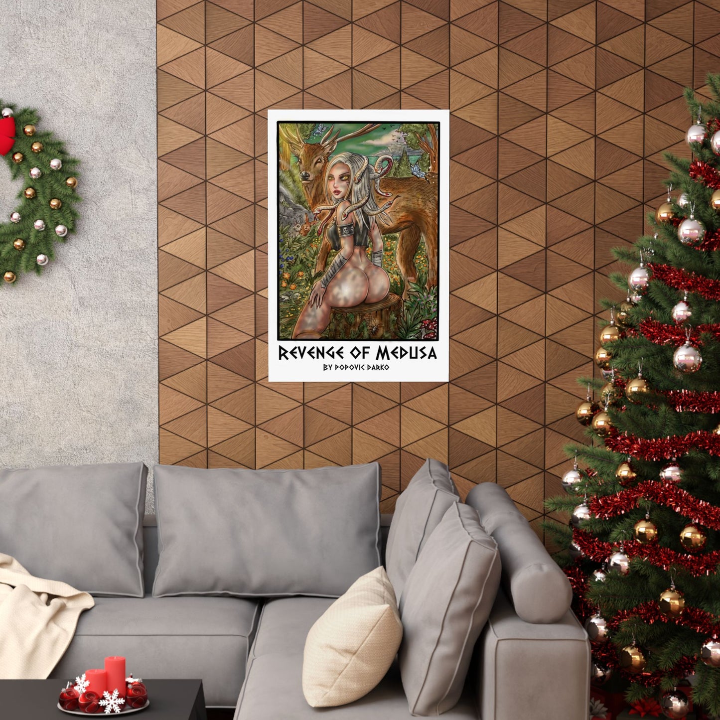 Medusa forest booty - Museum Quality Poster