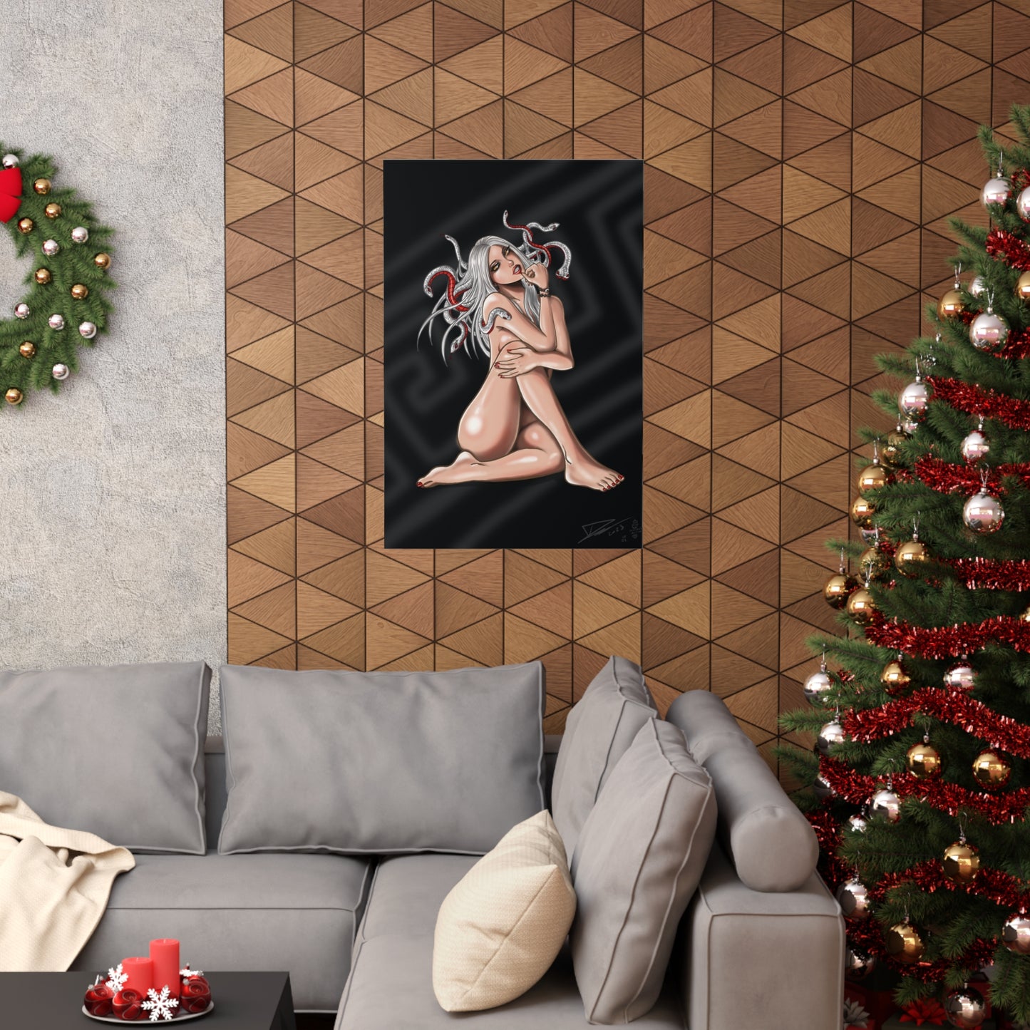 Medusa Black - Fine Art Print (60x90cm)