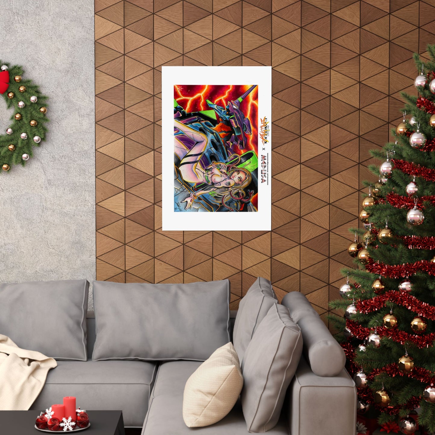 Medusa and Robot - Museum Quality Art Print (60 x 90cm)