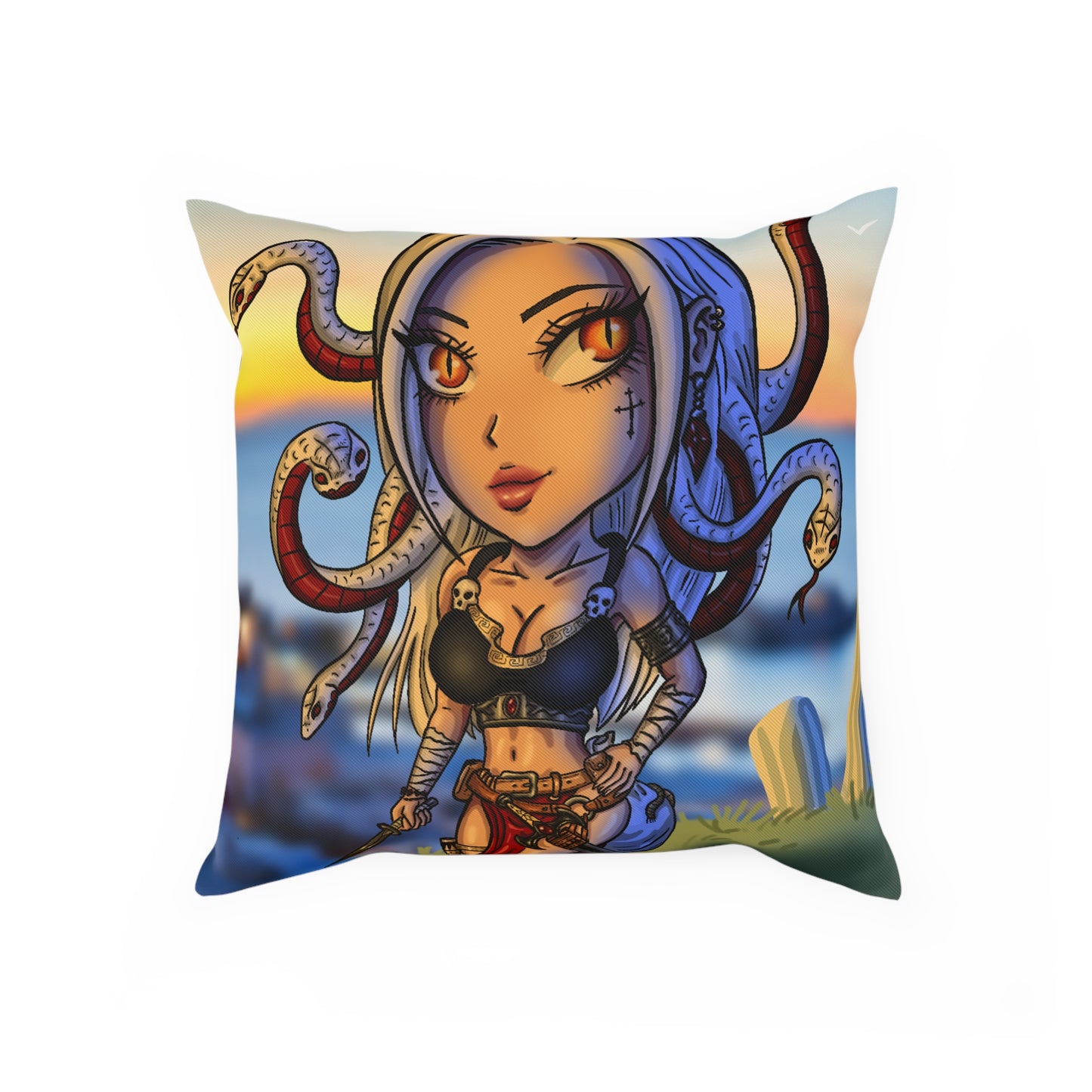 Chibi Medusa - Pillow (40x40cm)