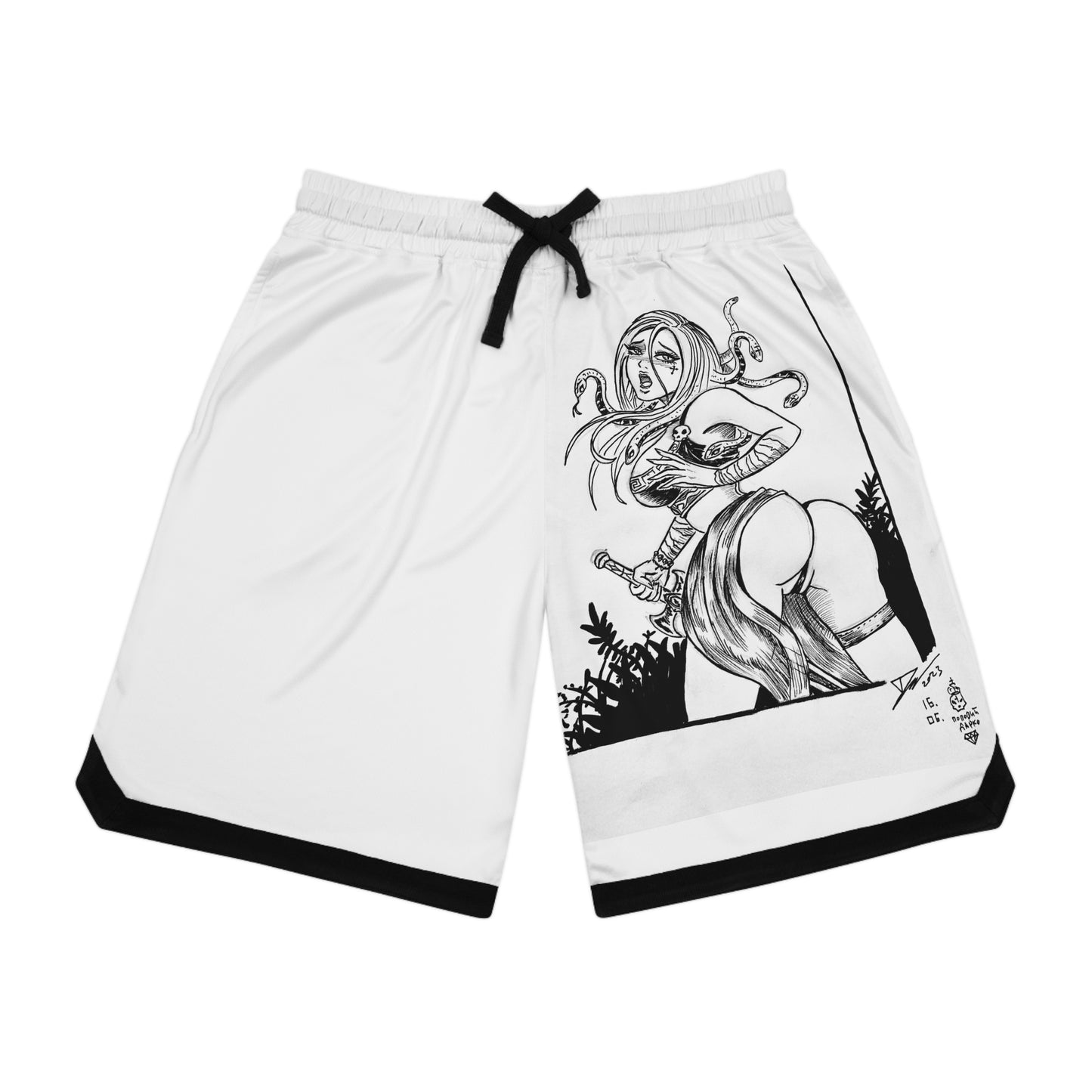 Medusa Booty - Basketball Rib Shorts