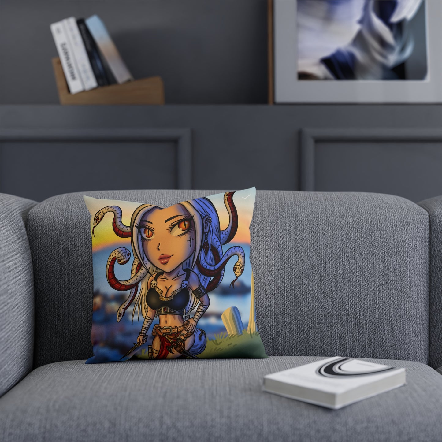 Chibi Medusa - Pillow (40x40cm)