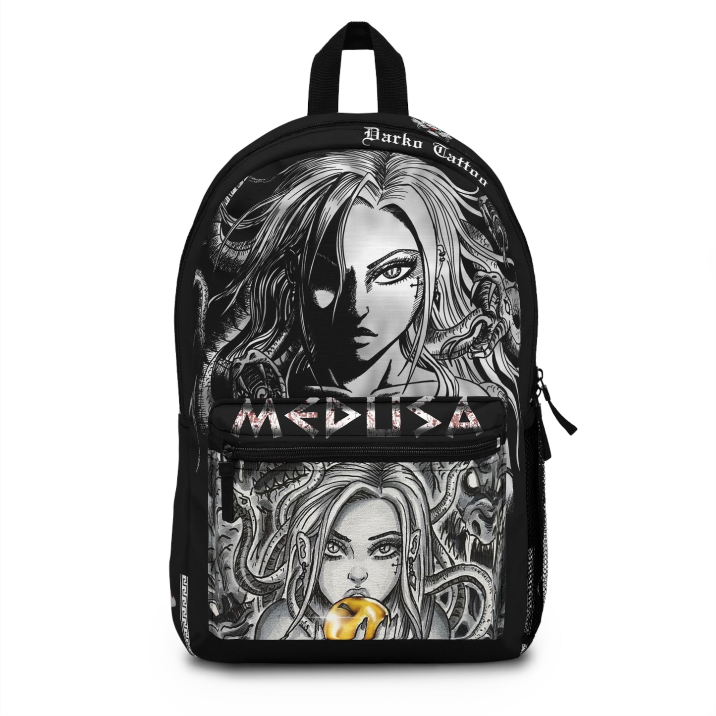 Medusa Black Backpack