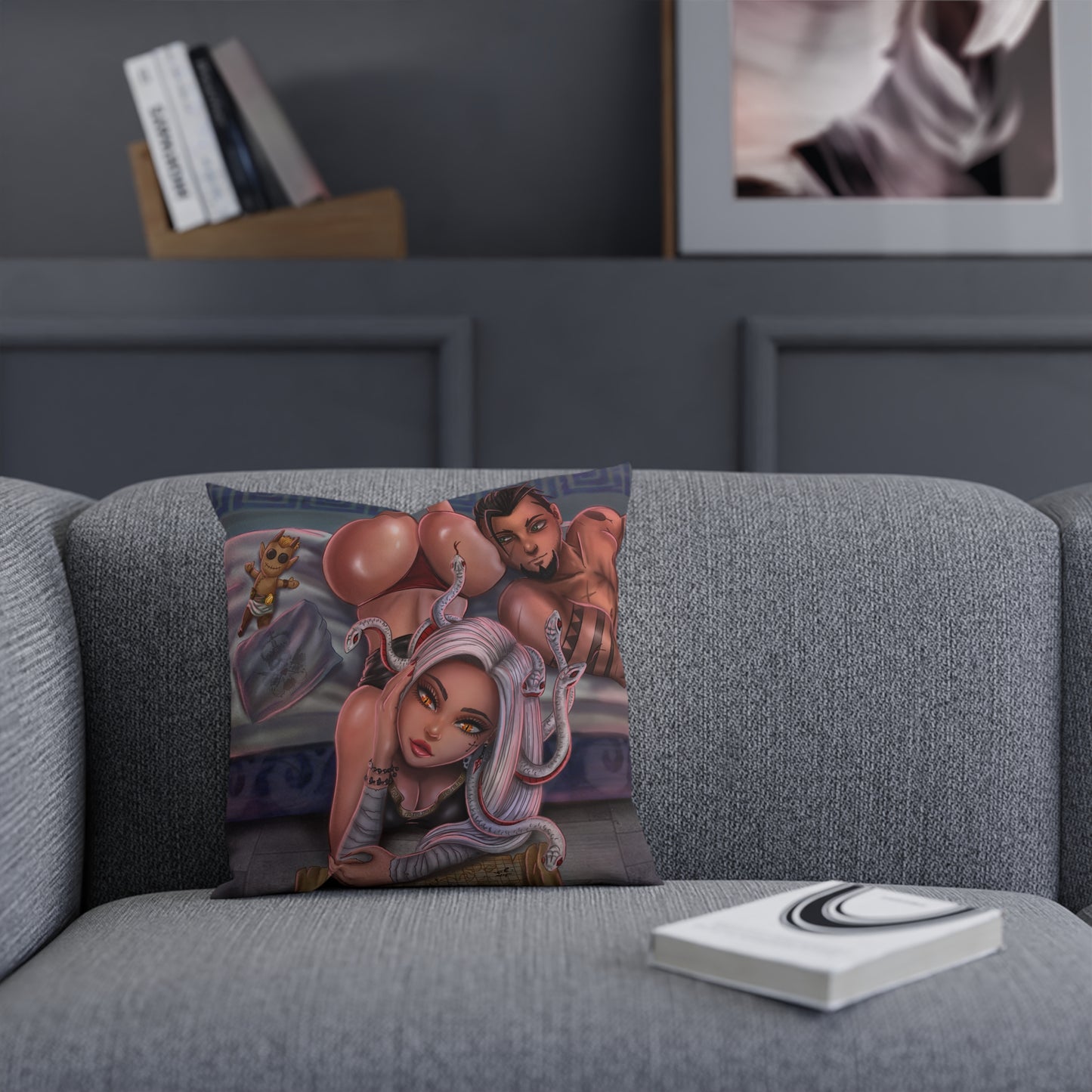 Medusa & Stavros - Map - Pillow (40x40cm)
