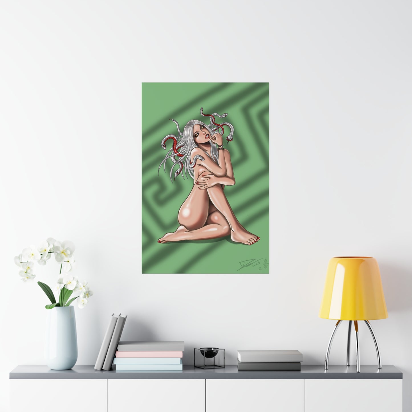 Medusa Green - Fine Art Print (60x90cm)