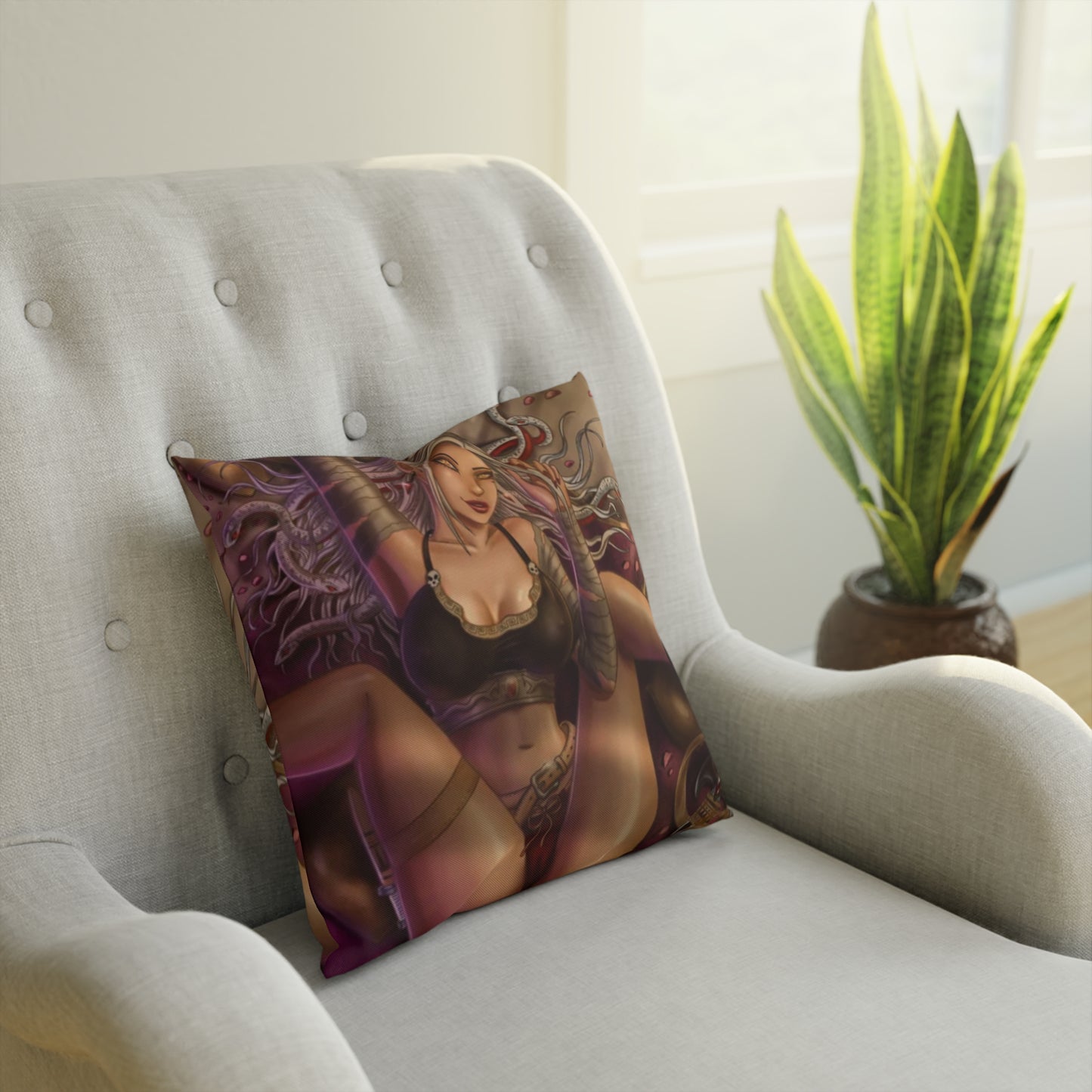 Medusa - Golden Apples - Pillow (40x40cm)