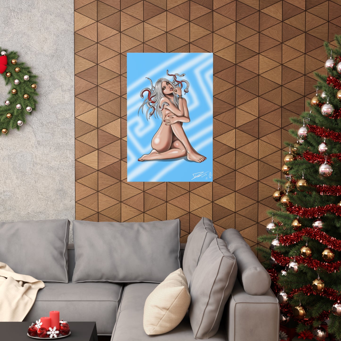 Medusa Blue - Fine Art Print (60x90cm)