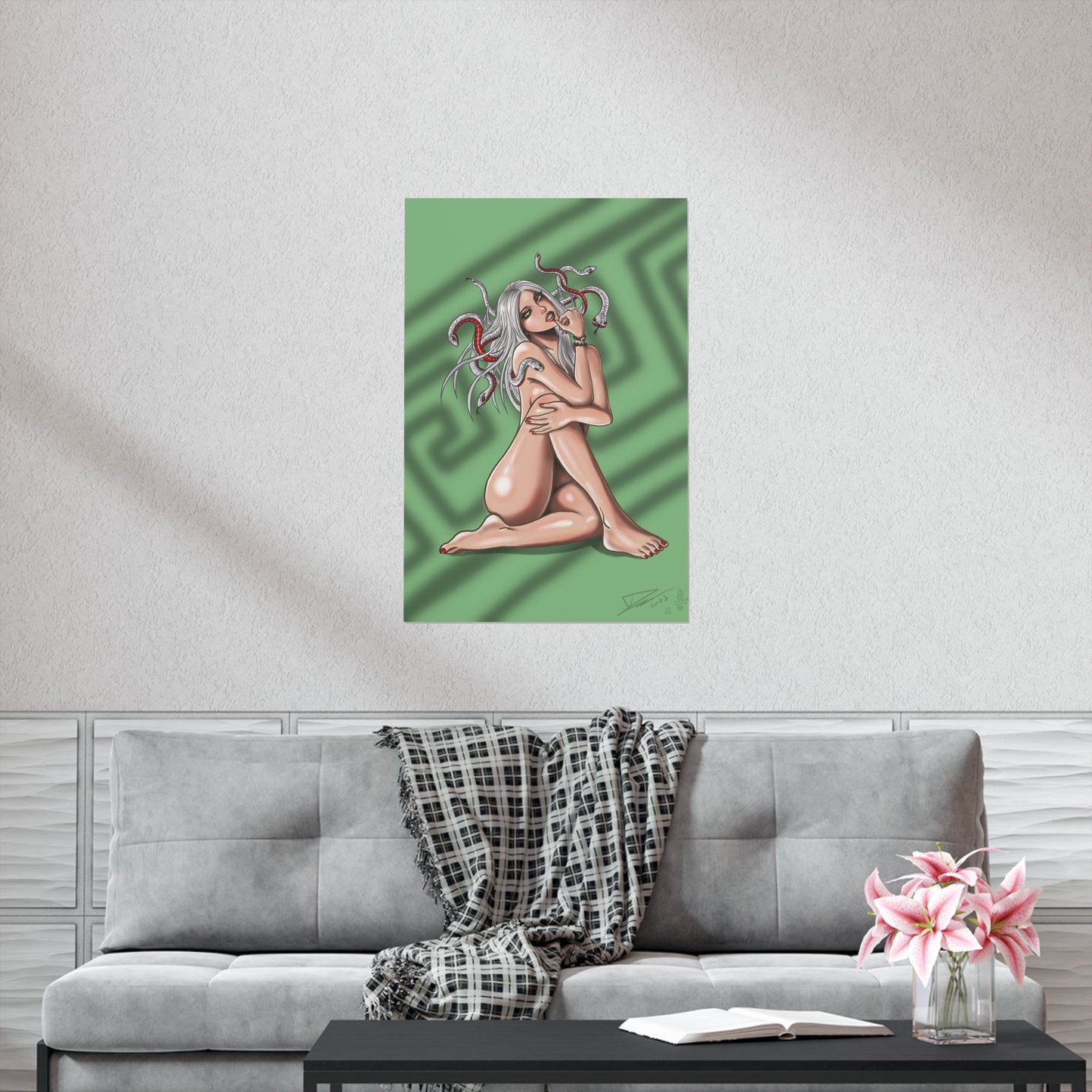 Medusa Green - Fine Art Print (60x90cm)
