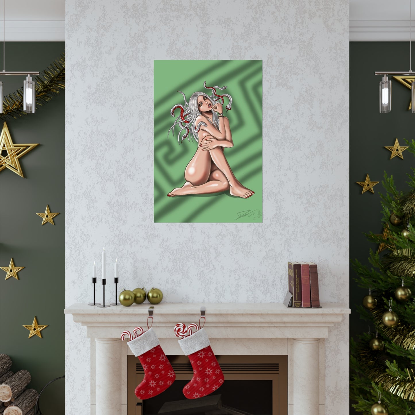Medusa Green - Fine Art Print (60x90cm)