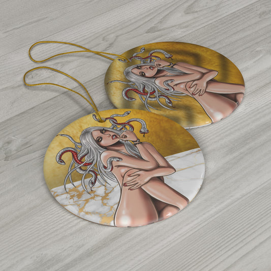Medusa Gold - Ceramic Ornament, 1-Pack
