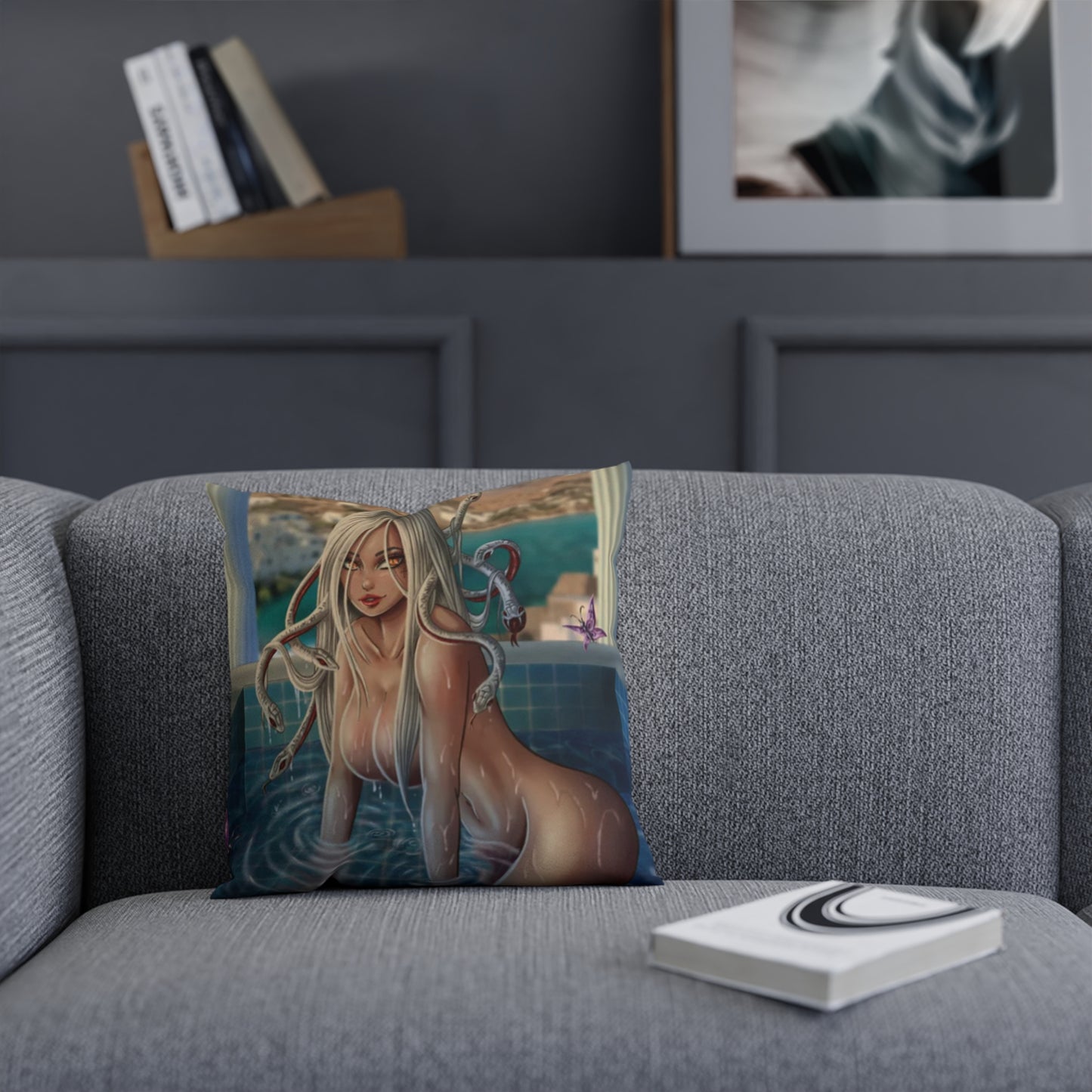 Medusa - Tinos Pool - Pillow (40x40cm)