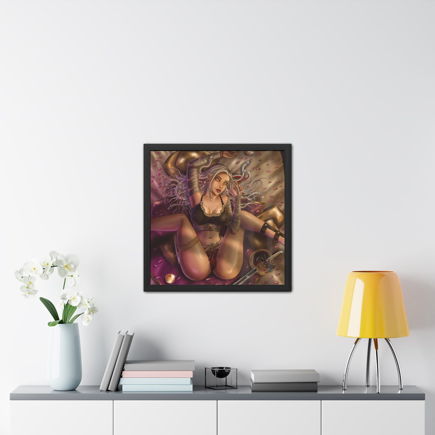 Medusa / Golden Apples - Framed Art Print