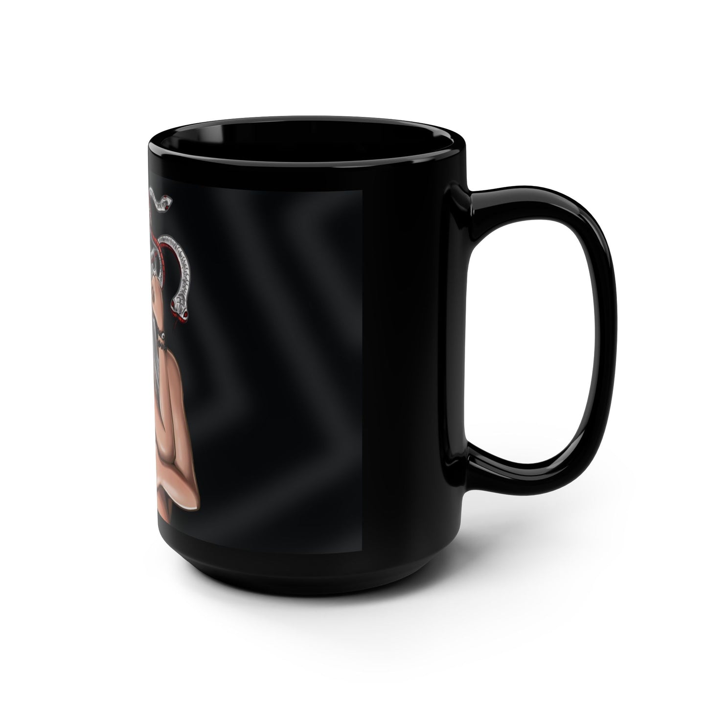 Medusa Nude - Black Mug