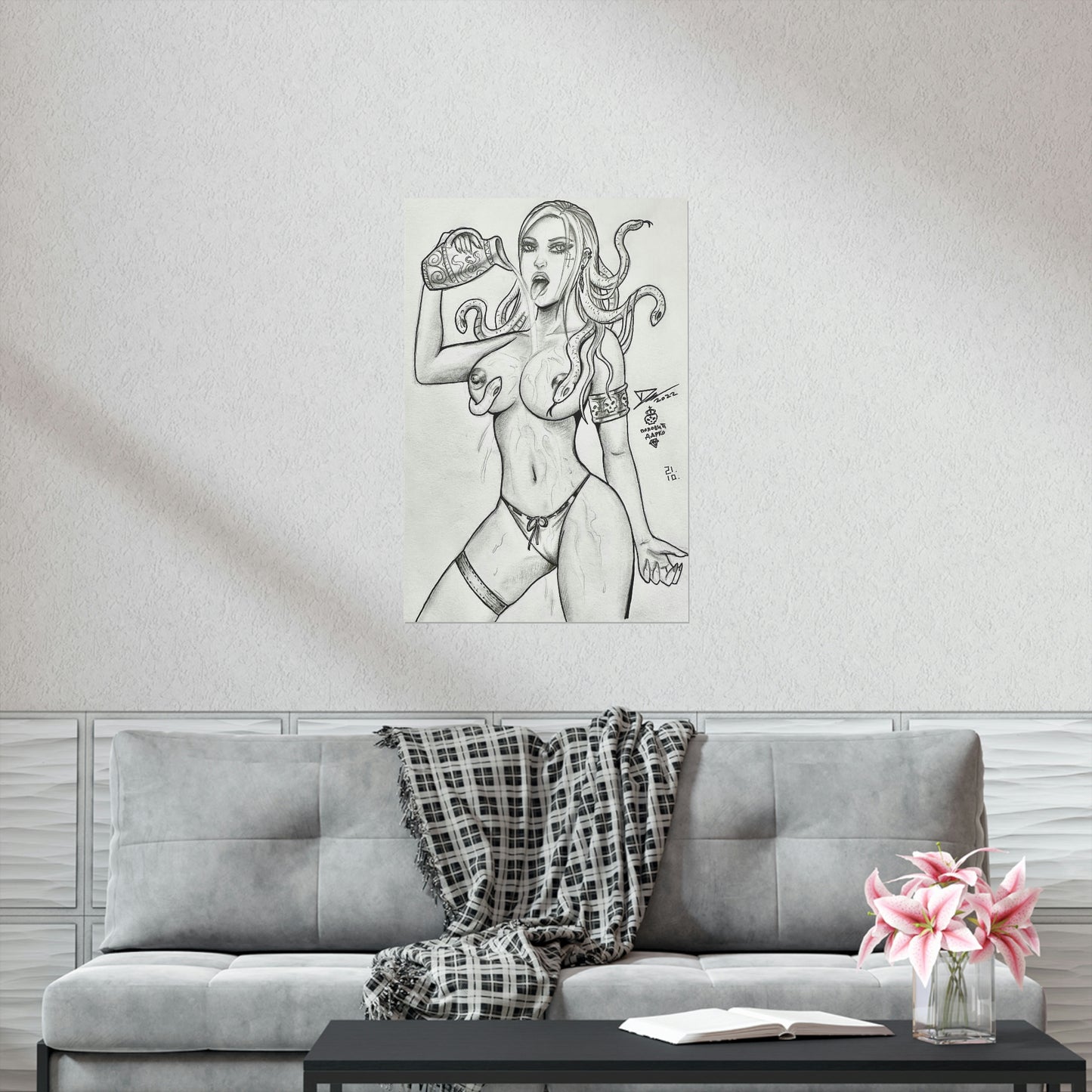 Medusa Nasty - Museum Quality Poster