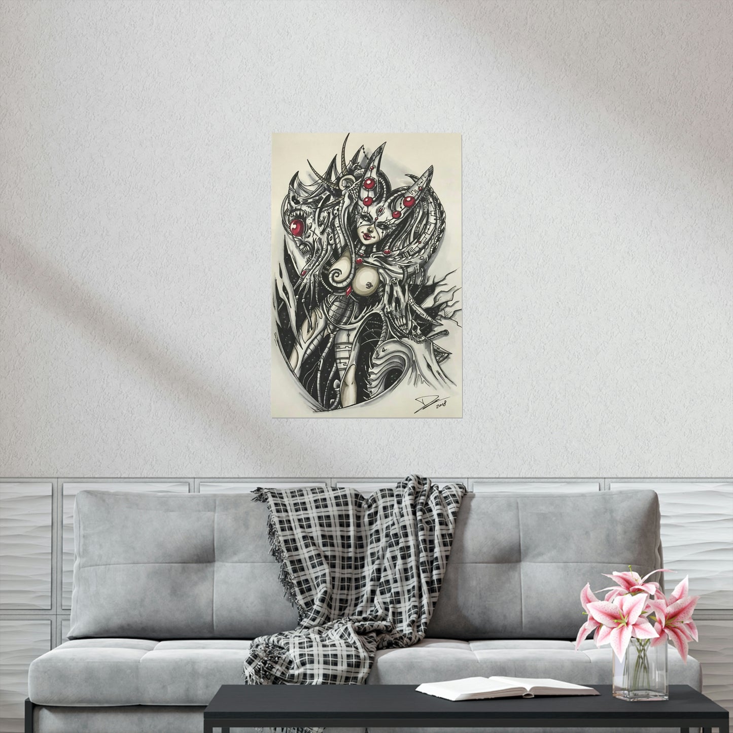 Biomechanic Girl - Museum Quality Poster