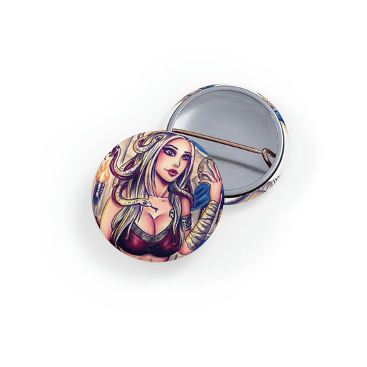 Medusa Bikini Mirror - Round Pins