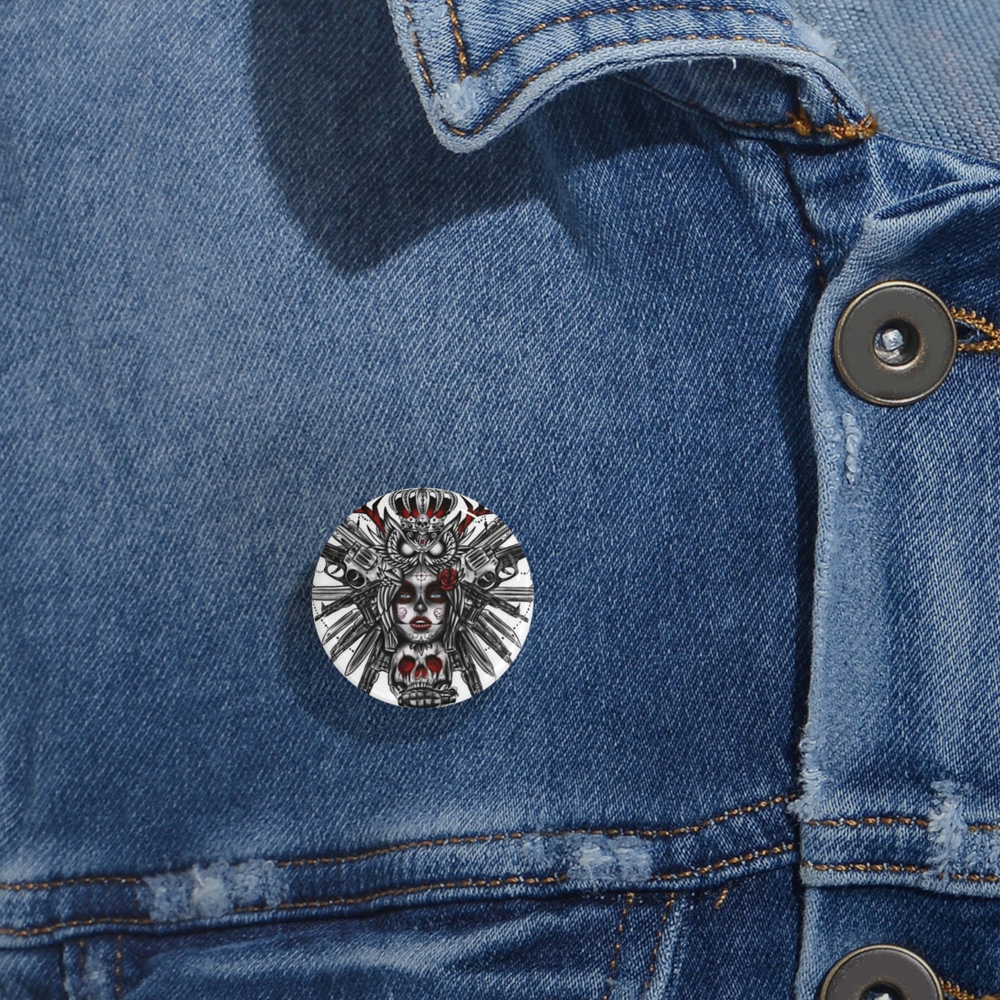 Dia de los Muertos - Round Pins