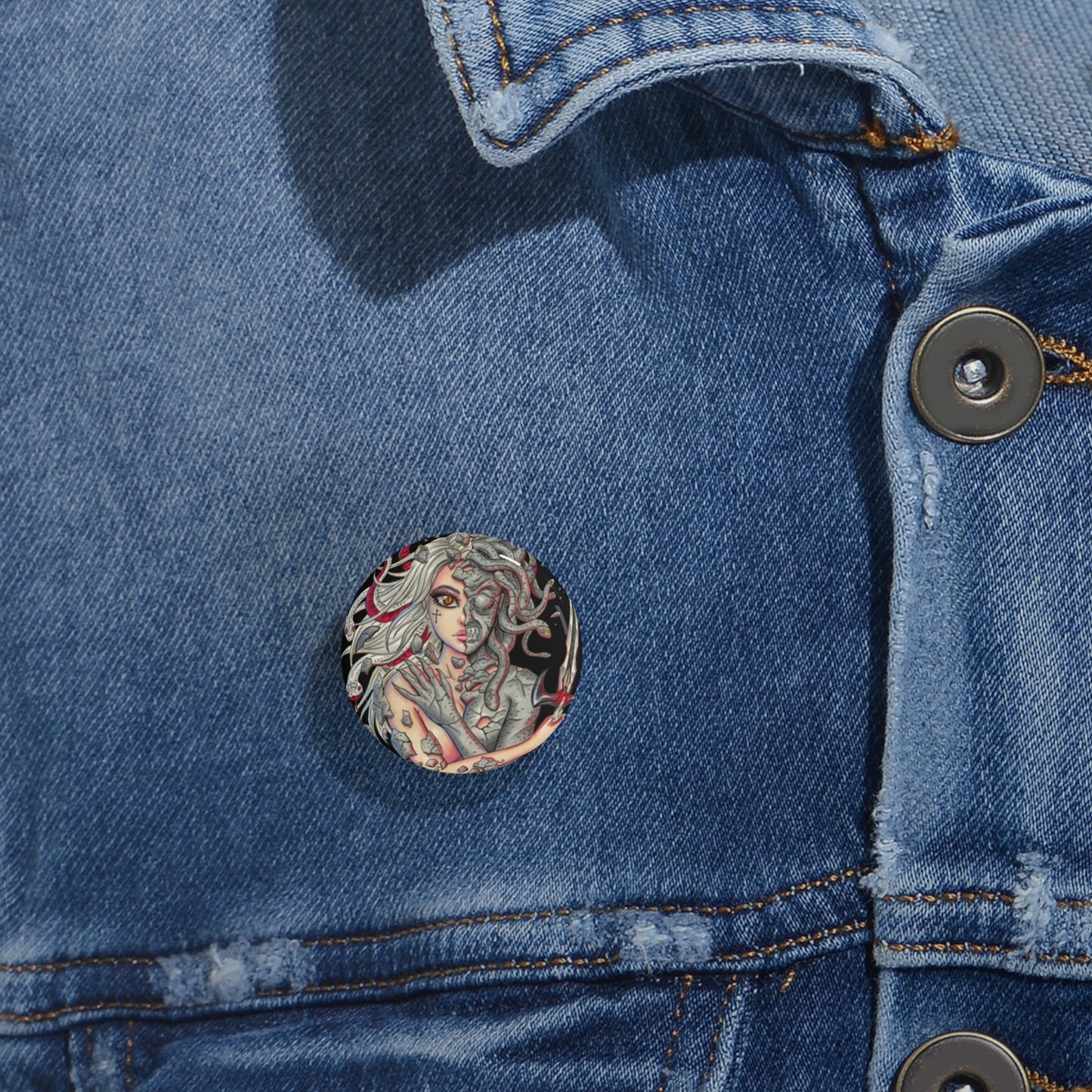 Medusa - Round Pins