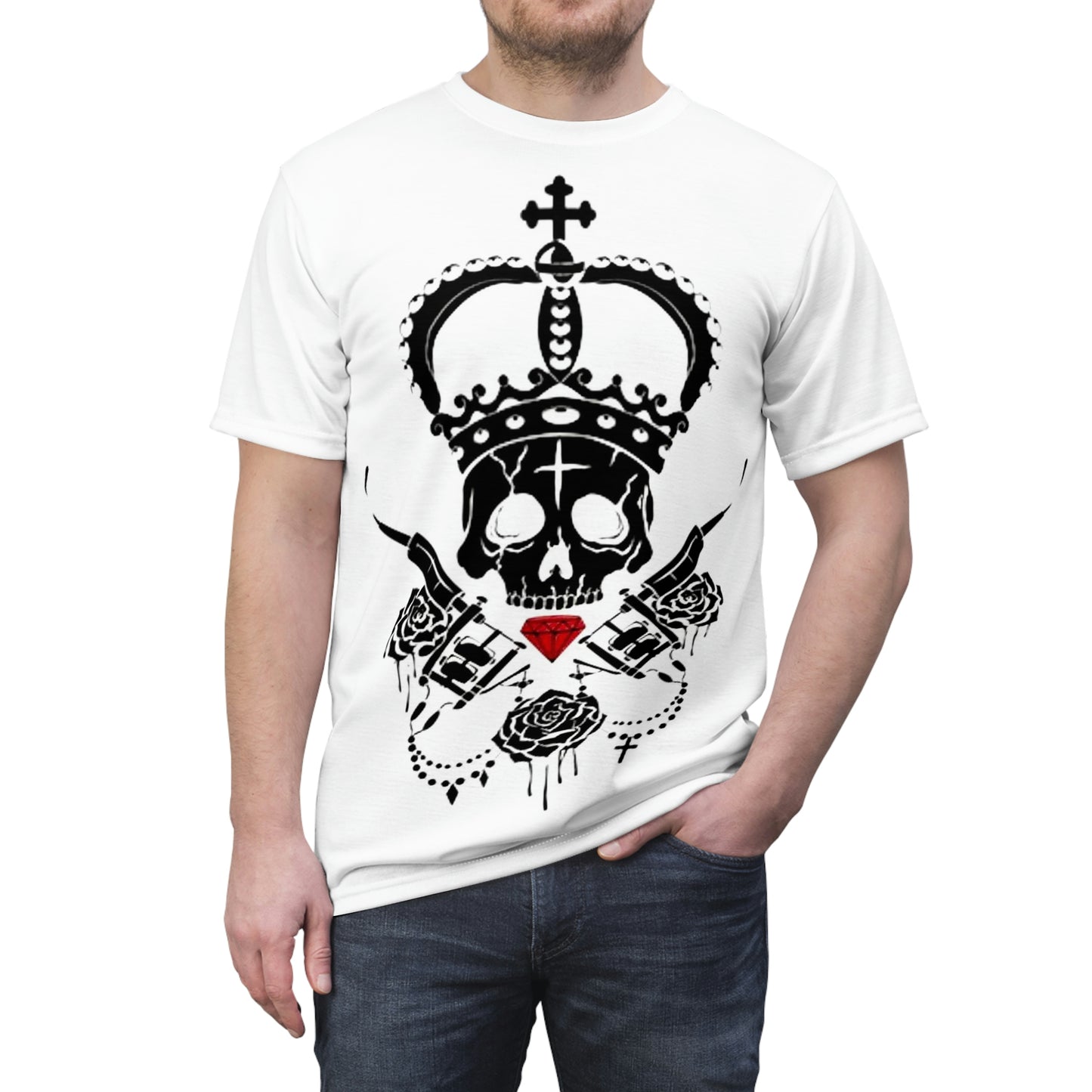 Darko Tattoo Logo - Unisex Cut & Sew T-Shirt