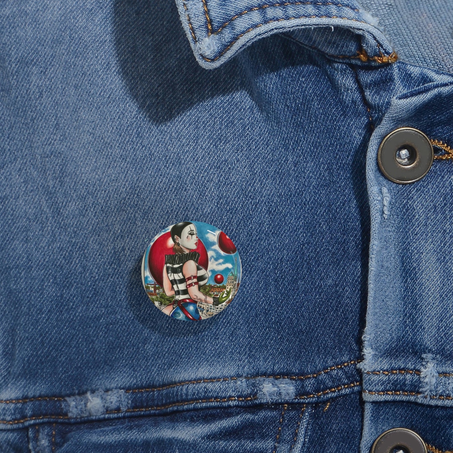 Pierrette 1 - Round Pins