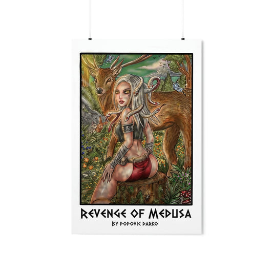 Medusa forest - Museum Quality Poster