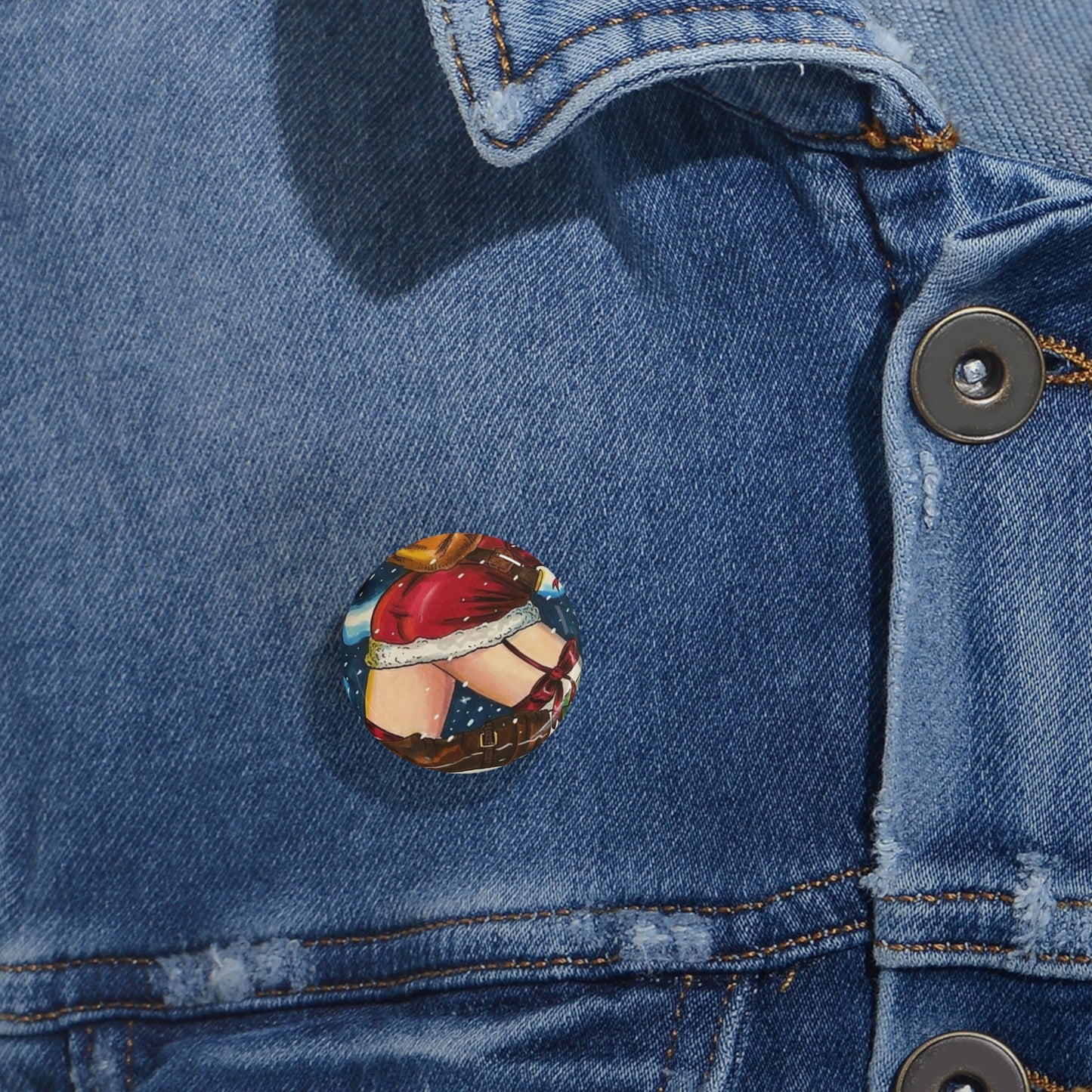 Medusa Christmas Booty - Round Pins