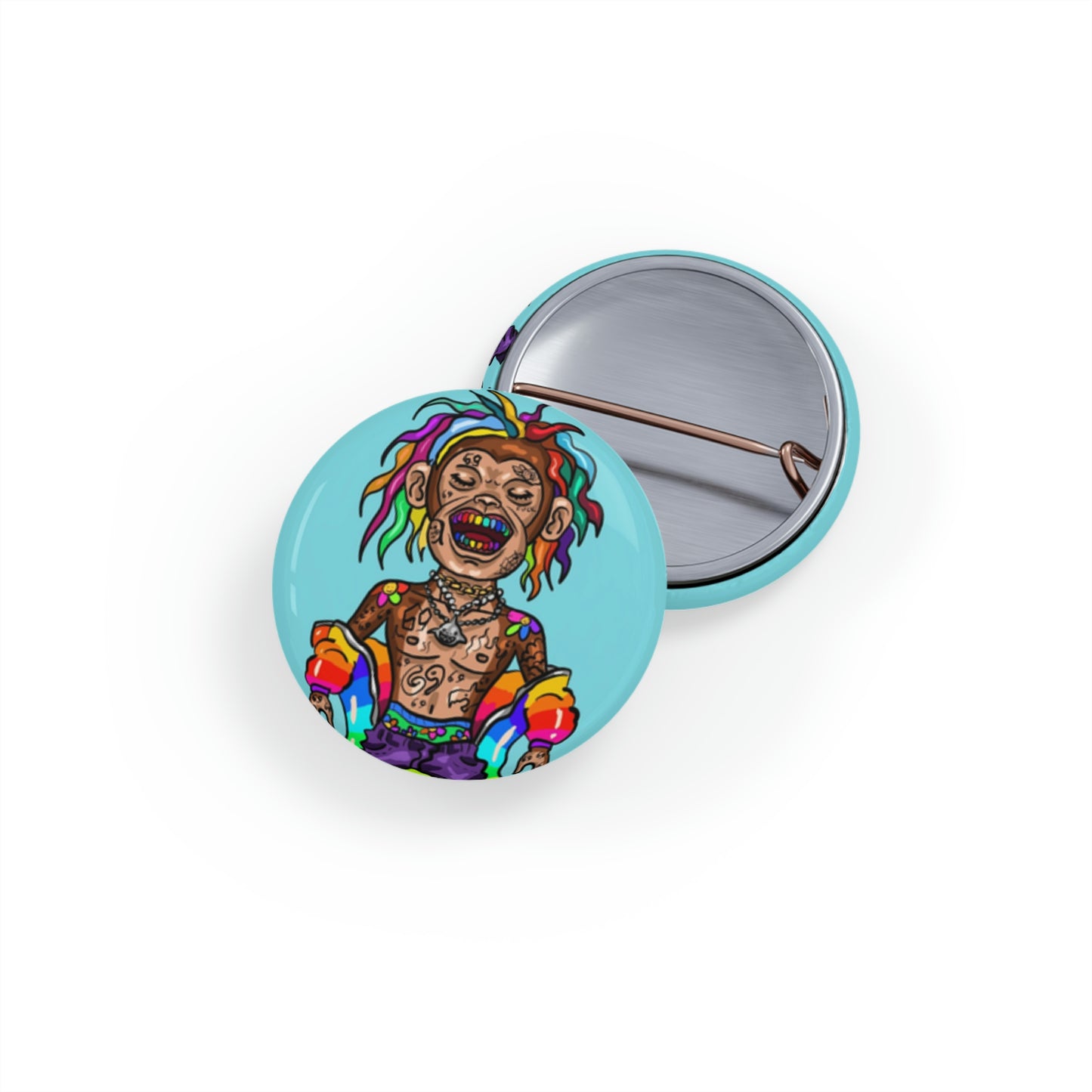Tattoonimals / 6ix 9ine Monkey - Round Pins