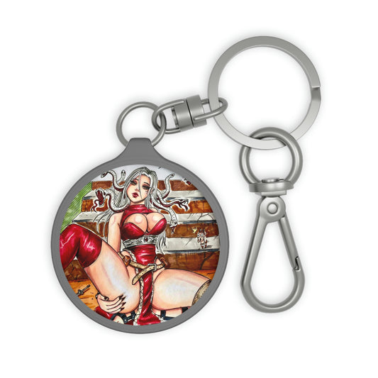 Medusa Red Dress - Keyring