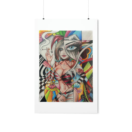 Jokergirl - Museum Quality Print