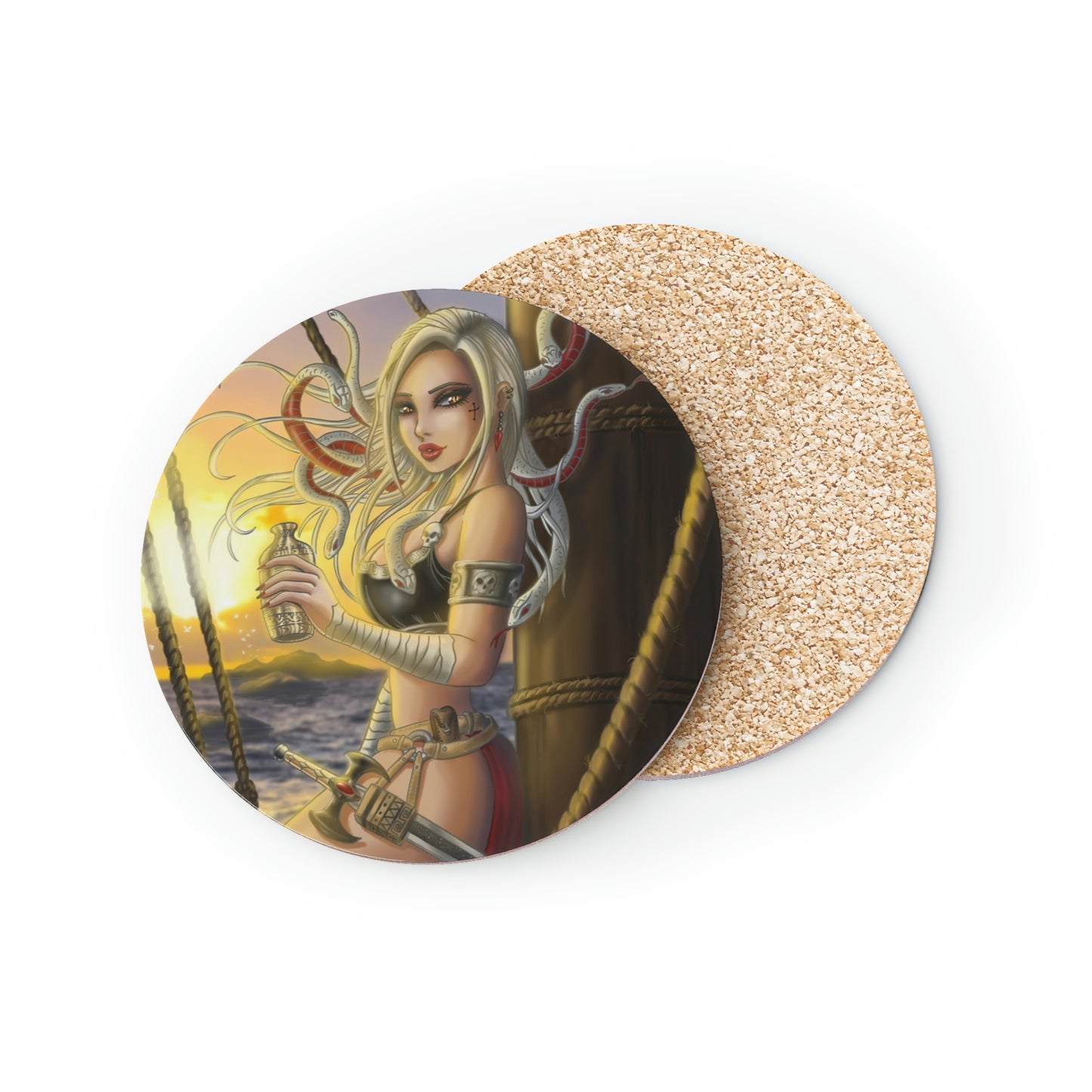 Medusa ship - Coasters