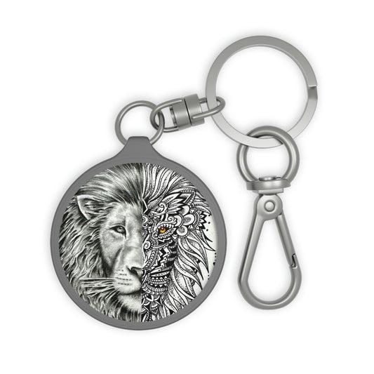 Lion Mandala - Keyring