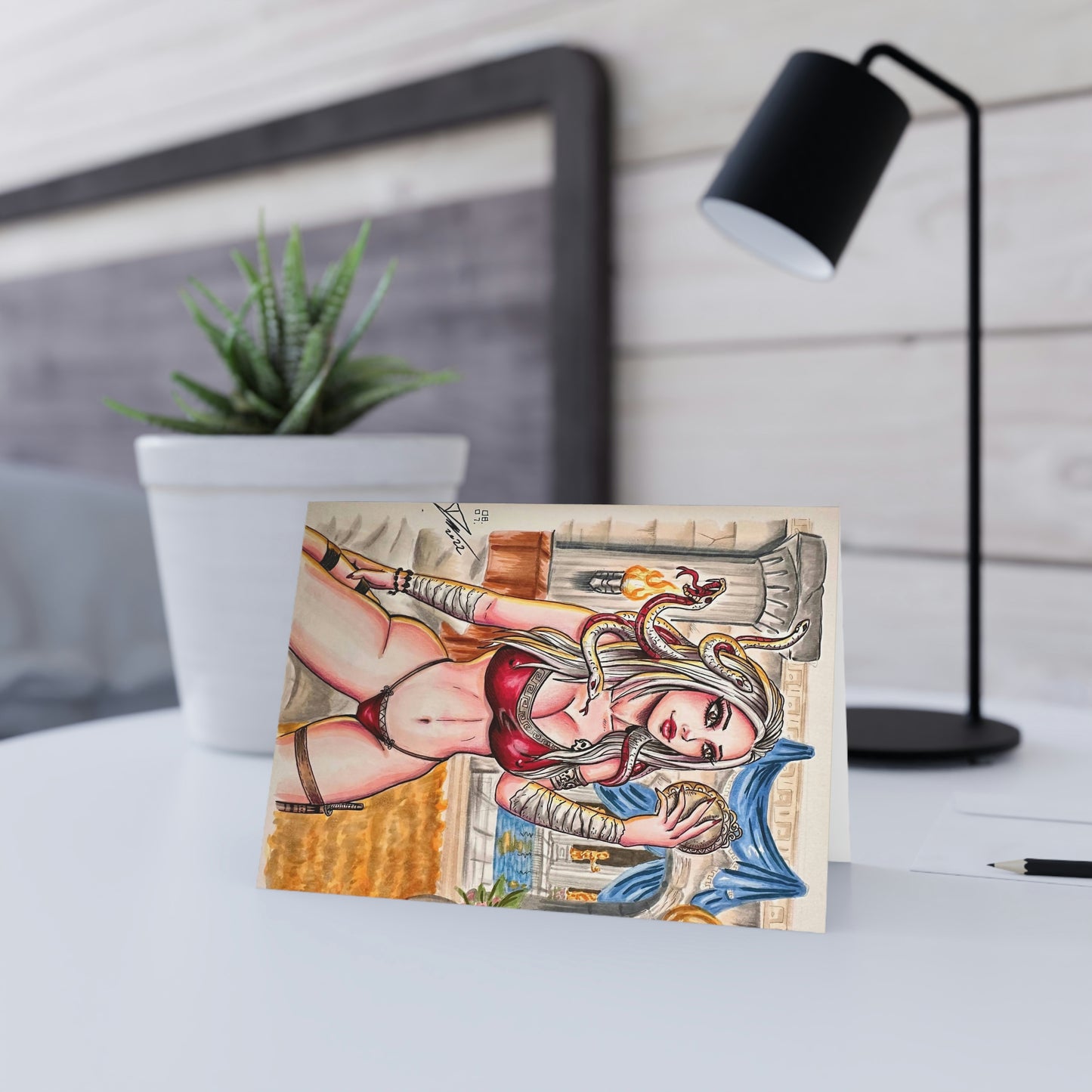 Medusa bikini - Greeting Card