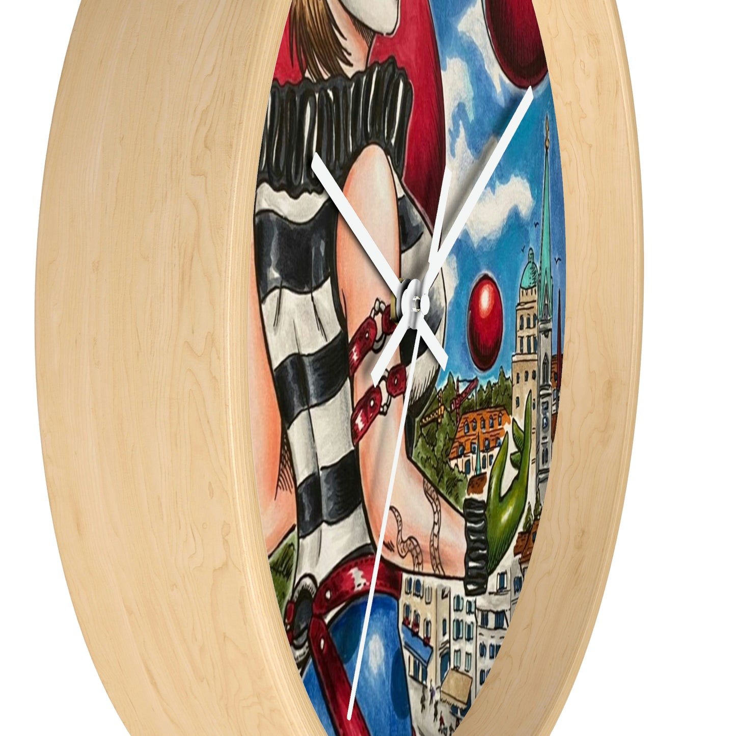 Pierrette 1 - Wall Clock