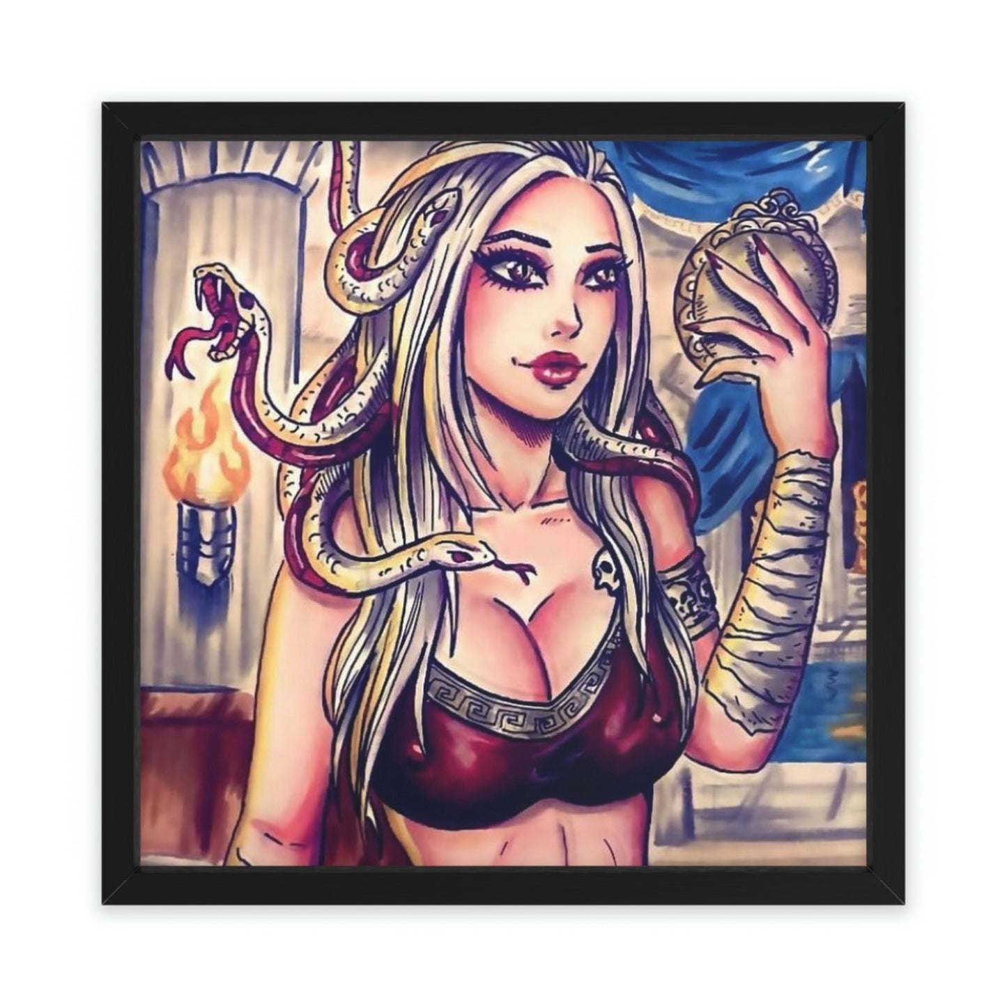 Medusa - Framed Art Print