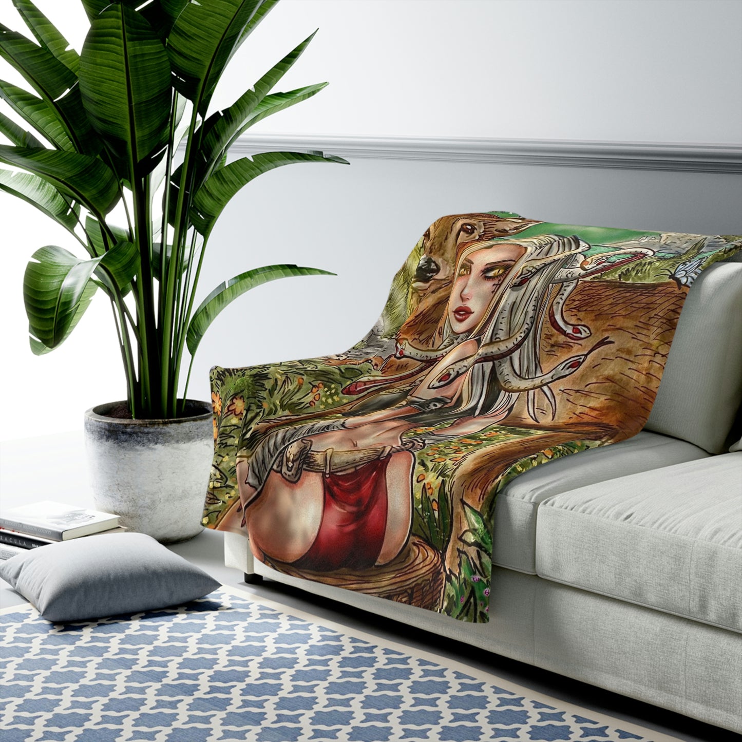 Medusa Forest - Plush Blanket