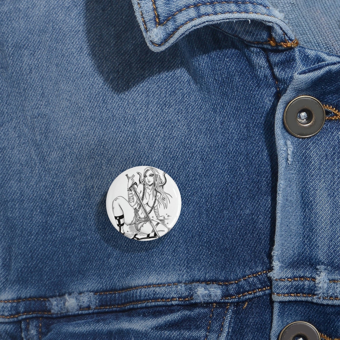 Medusa Hotpants - Round Pins