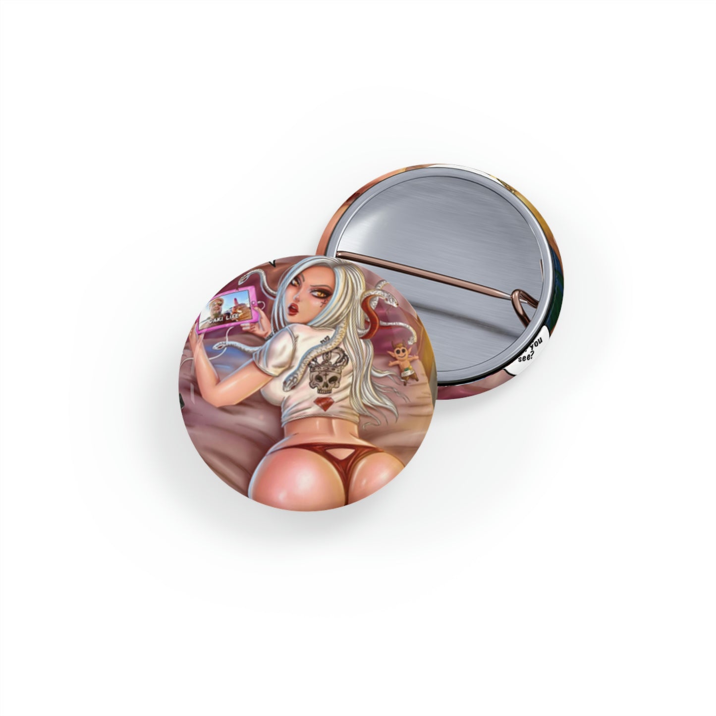 Medusa busy - Round Pins